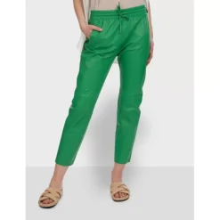 OAKWOOD Pantalons^Gift Vert - Pantalon Jogpant Cuir Veritable