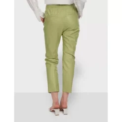 OAKWOOD Pantalons^Gift Vert Clair - Pantalon Jogpant Cuir Veritable