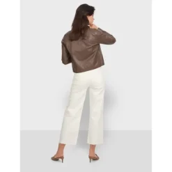OAKWOOD Vestes^Grace Smoke - Veste Courte En Cuir Veritable
