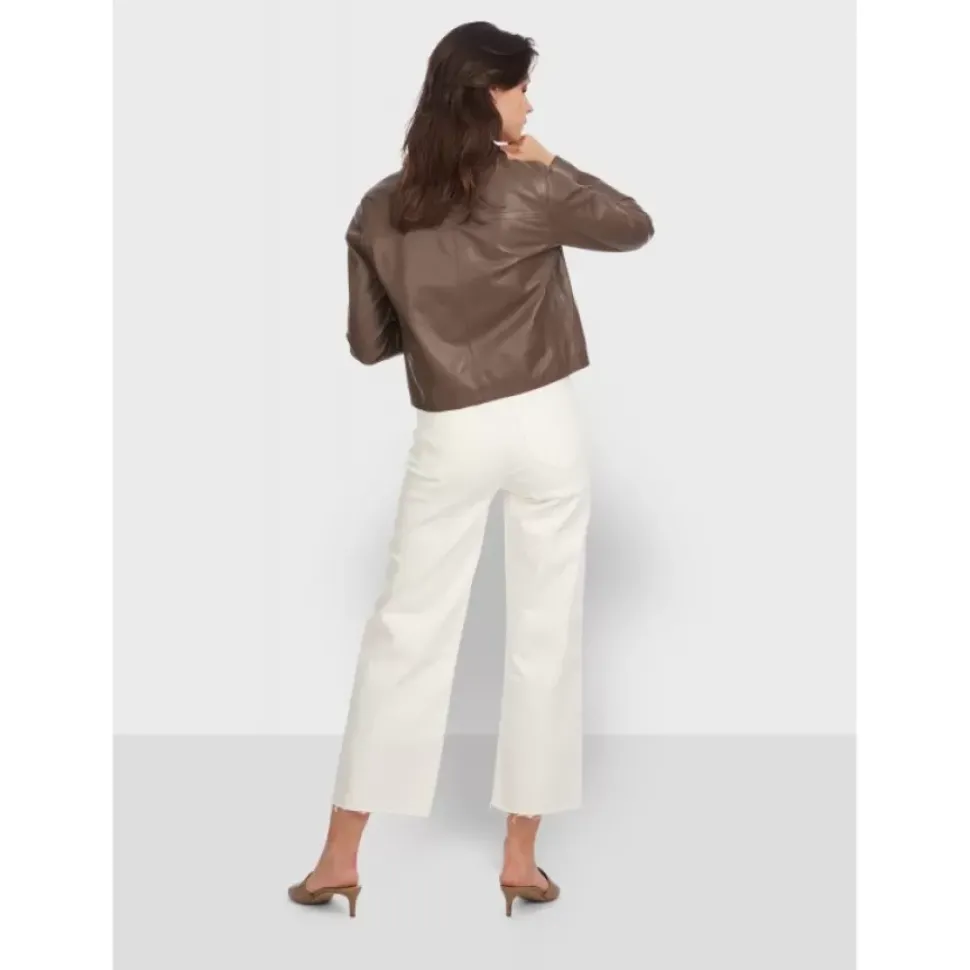 OAKWOOD Vestes^Grace Smoke - Veste Courte En Cuir Veritable