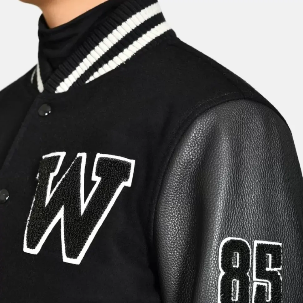 OAKWOOD Blousons^Graduate Noir - Blouson En Cuir Veritable