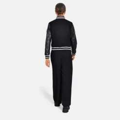 OAKWOOD Blousons^Graduate Noir - Blouson En Cuir Veritable