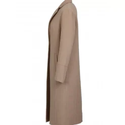 OAKWOOD Manteaux^Helsinki Taupe - Manteau En Laine Melangee