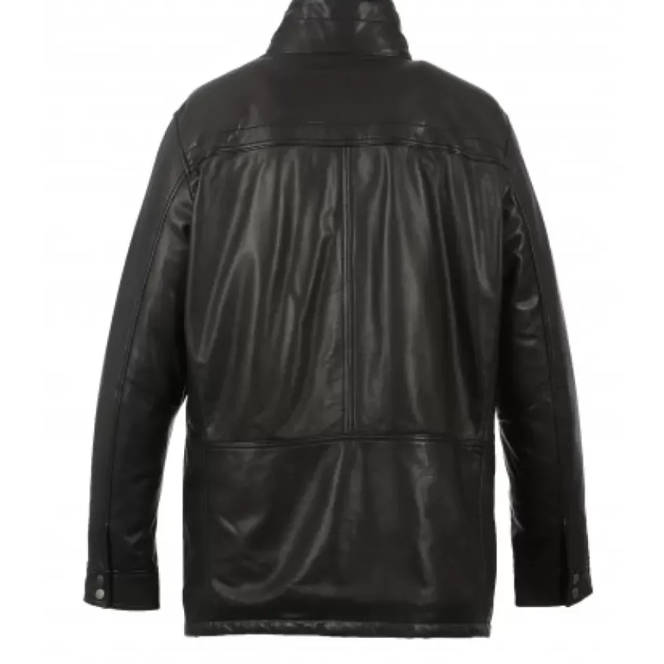 OAKWOOD Vestes^Hills Noir - Veste En Cuir Veritable