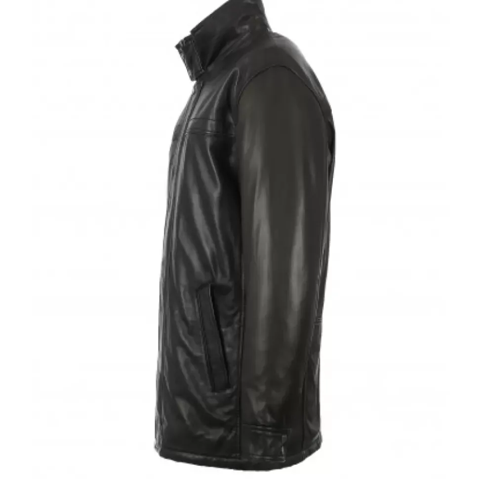OAKWOOD Vestes^Hills Noir - Veste En Cuir Veritable