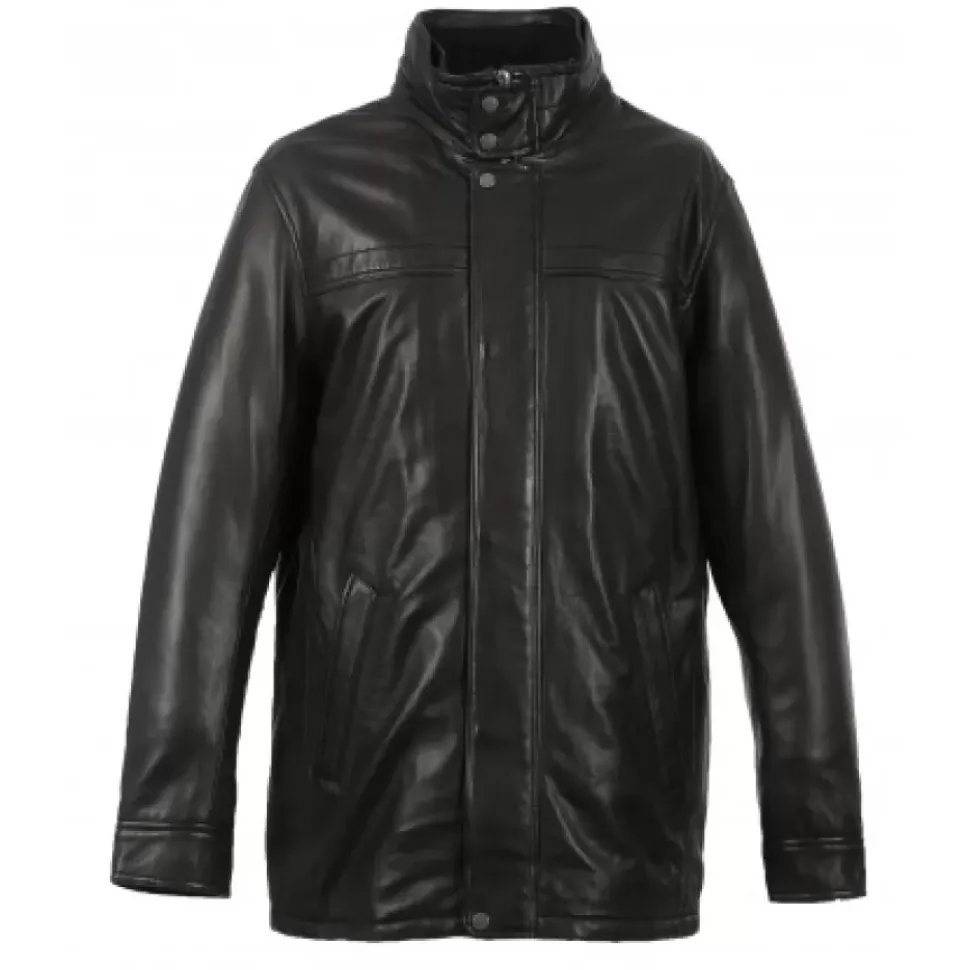 OAKWOOD Vestes^Hills Noir - Veste En Cuir Veritable
