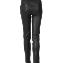 OAKWOOD Pantalons^Ivana Noir - Pantalon Legging Stretch En Cuir Veritable