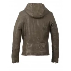 OAKWOOD Blousons^Jude Kaki - Blouson Asymetrique A Capuche