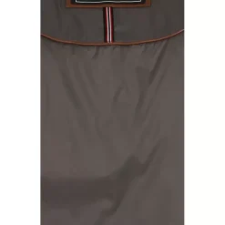 OAKWOOD Blousons^Julien Cognac - Doudoune En Cuir Veritable Col Mao A Pression