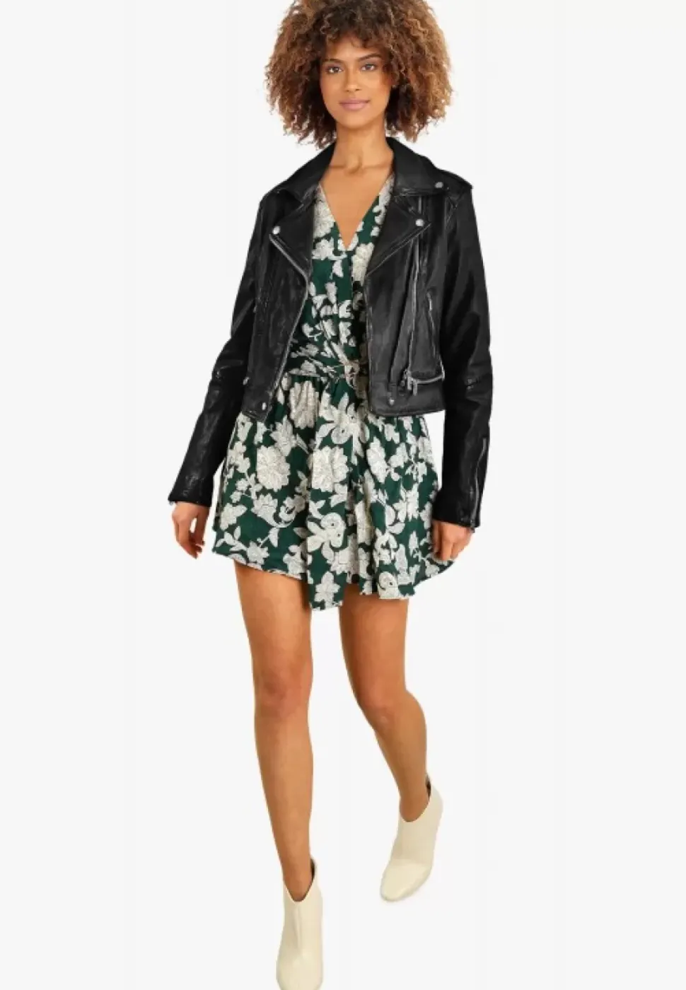 OAKWOOD Blousons^Kyoto Noir - Blouson En Cuir Veritable Effet Lave