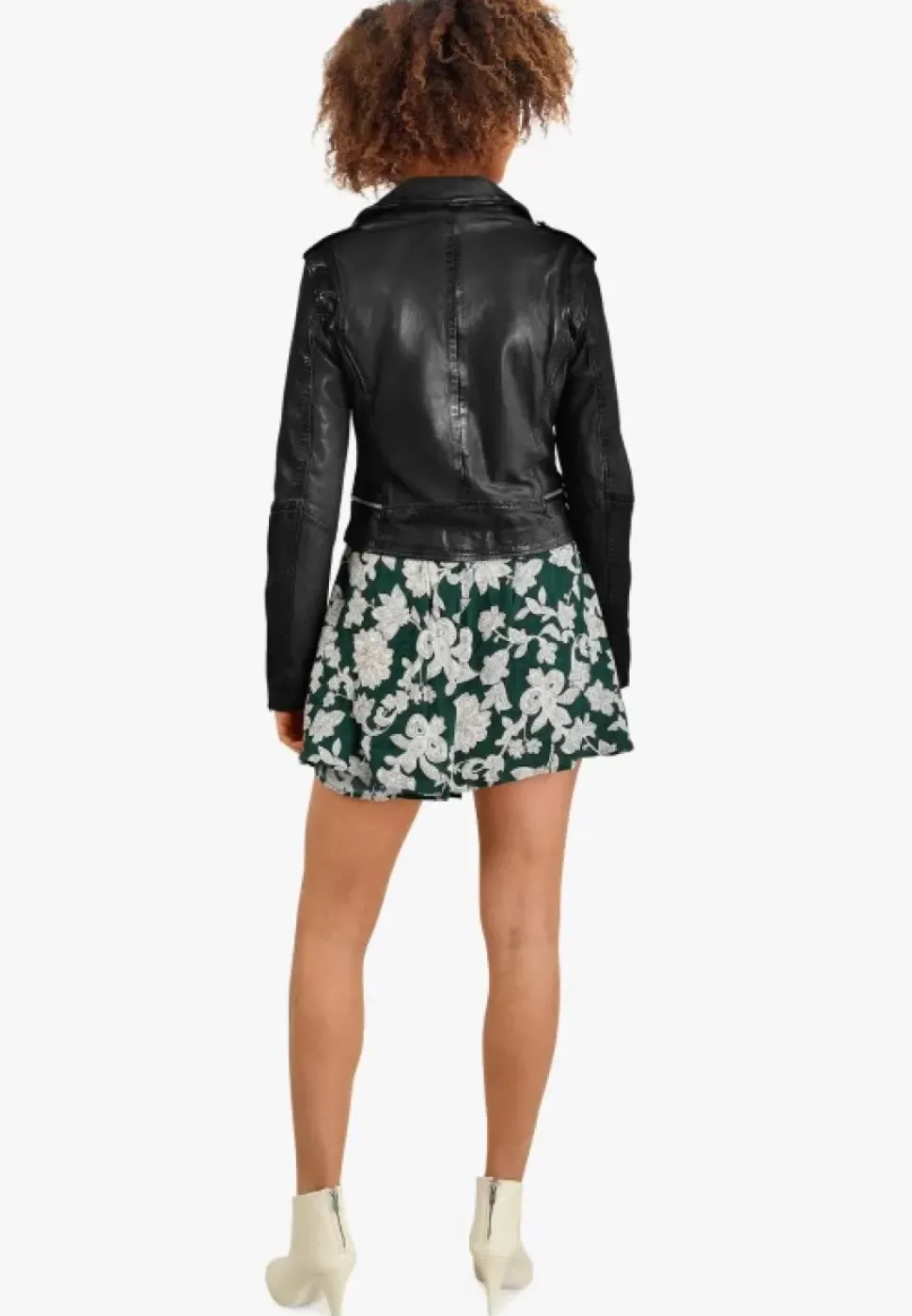 OAKWOOD Blousons^Kyoto Noir - Blouson En Cuir Veritable Effet Lave