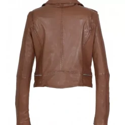 OAKWOOD Blousons^Kyoto Tan - Blouson En Cuir Veritable Effet Lave