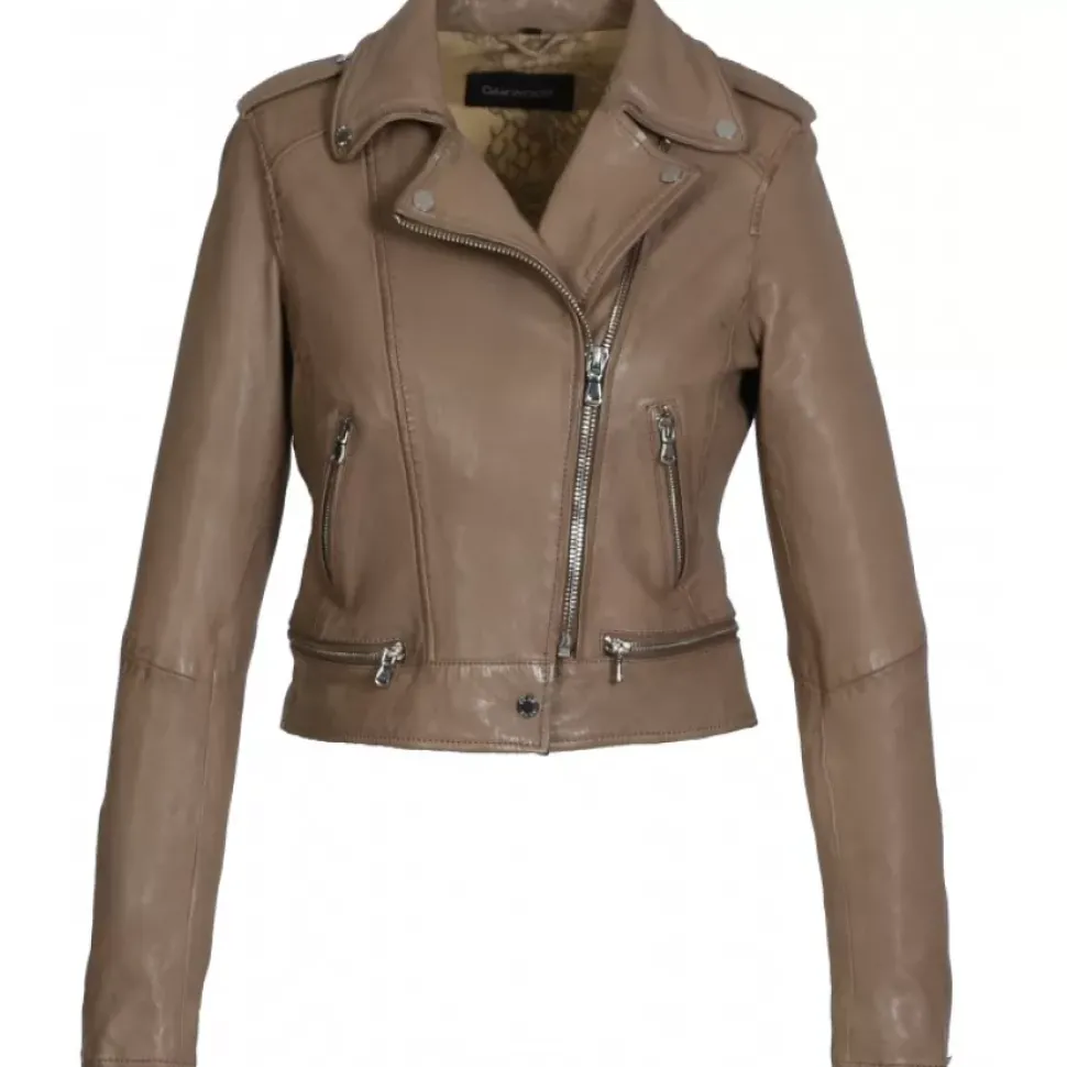 OAKWOOD Blousons^Kyoto Yemen - Blouson En Cuir Veritable Effet Lave