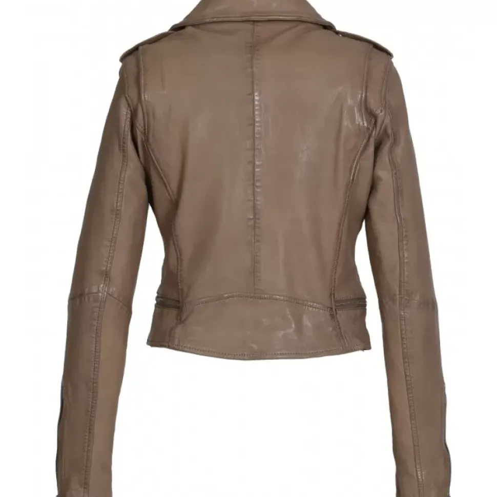OAKWOOD Blousons^Kyoto Yemen - Blouson En Cuir Veritable Effet Lave
