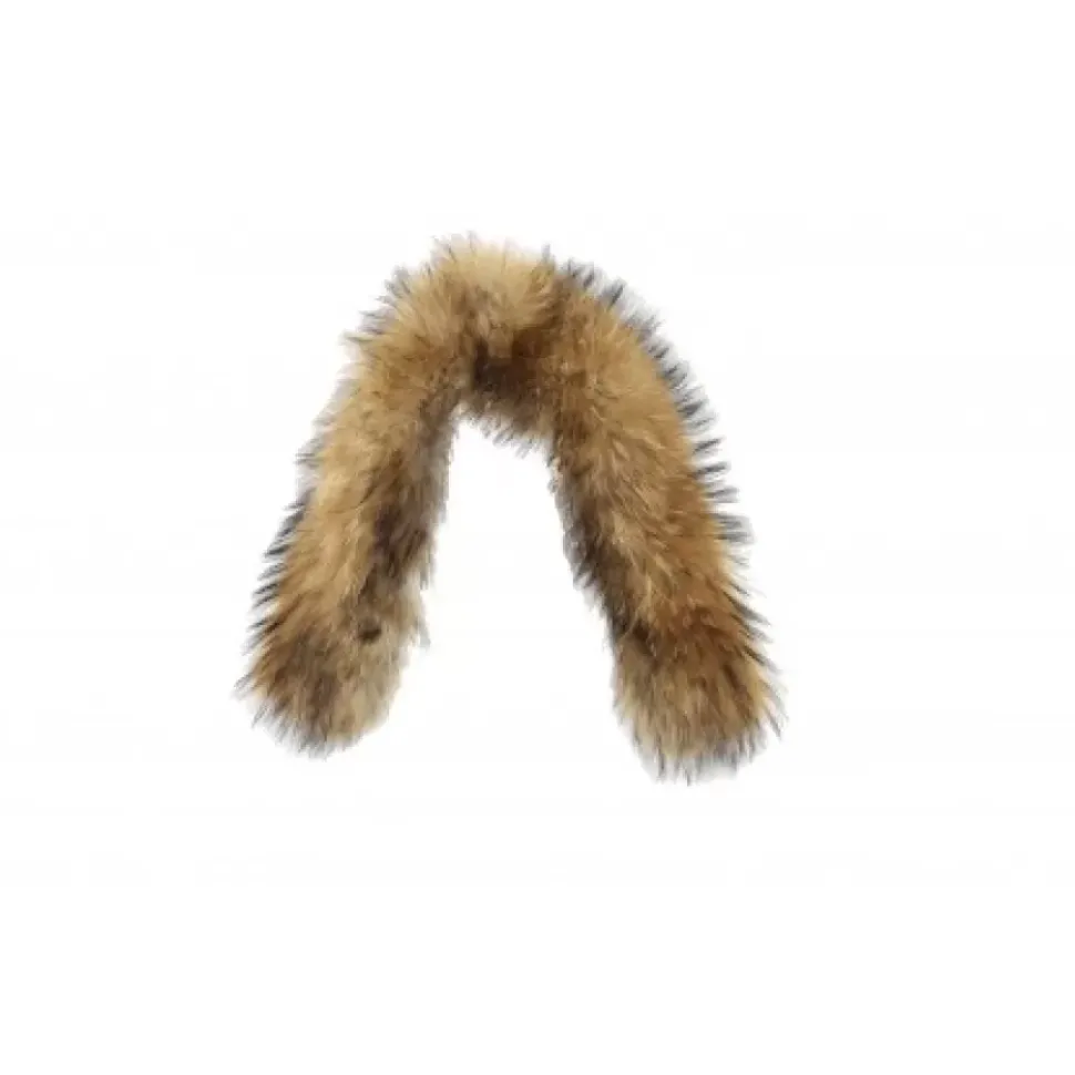 OAKWOOD Accessoires^Largo Naturel - Bordure Capuche Fourrure Veritable