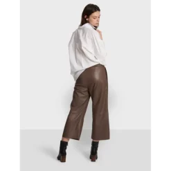 OAKWOOD Pantalons^Loft Smoke - Pantalon Court En Cuir Veritable De Mouton