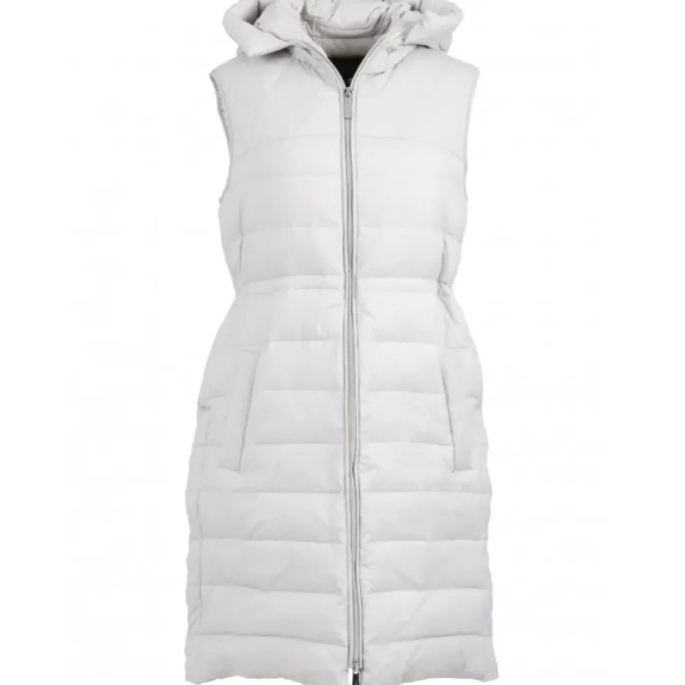 OAKWOOD Gilets^Maggy Gris Clair - Longue Doudoune Sans Manches
