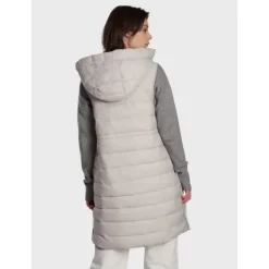 OAKWOOD Gilets^Maggy Gris Clair - Longue Doudoune Sans Manches