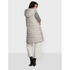 OAKWOOD Gilets^Maggy Gris Clair - Longue Doudoune Sans Manches