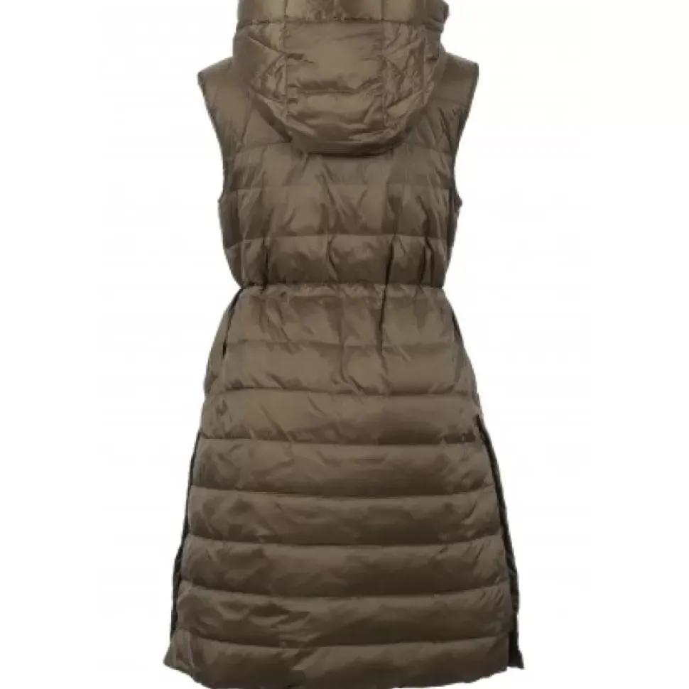 OAKWOOD Gilets^Maggy Kaki - Longue Doudoune Sans Manches