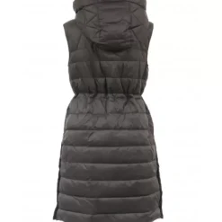 OAKWOOD Gilets^Maggy Noir-Noir - Longue Doudoune Sans Manche