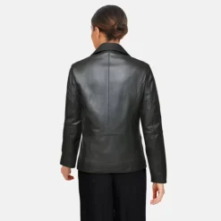 OAKWOOD Blousons^Maranta (Ref. 64592 Noir - Blouson Asymetrique En Cuir Veritable