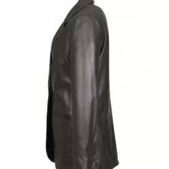 OAKWOOD Vestes^Meg Kaki Fonce- Blazer En Cuir Veritable De Mouton