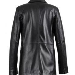 OAKWOOD Tops Et Chemises^Meg Noir - Blazer En Cuir Veritable De Mouton