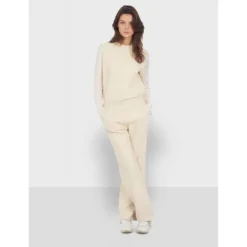 OAKWOOD Pantalons^Mila Coquille - Pantalon Large Taille Haute En Cuir Veritable