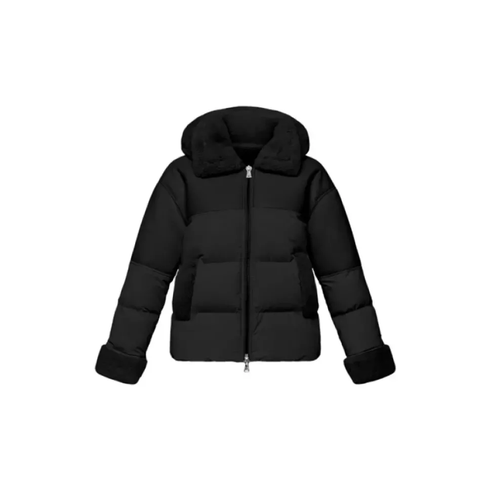 OAKWOOD Blousons^Mina Noir - Blouson En Fausse Fourrure / Nylon