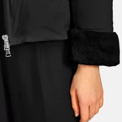 OAKWOOD Blousons^Mina Noir - Blouson En Fausse Fourrure / Nylon