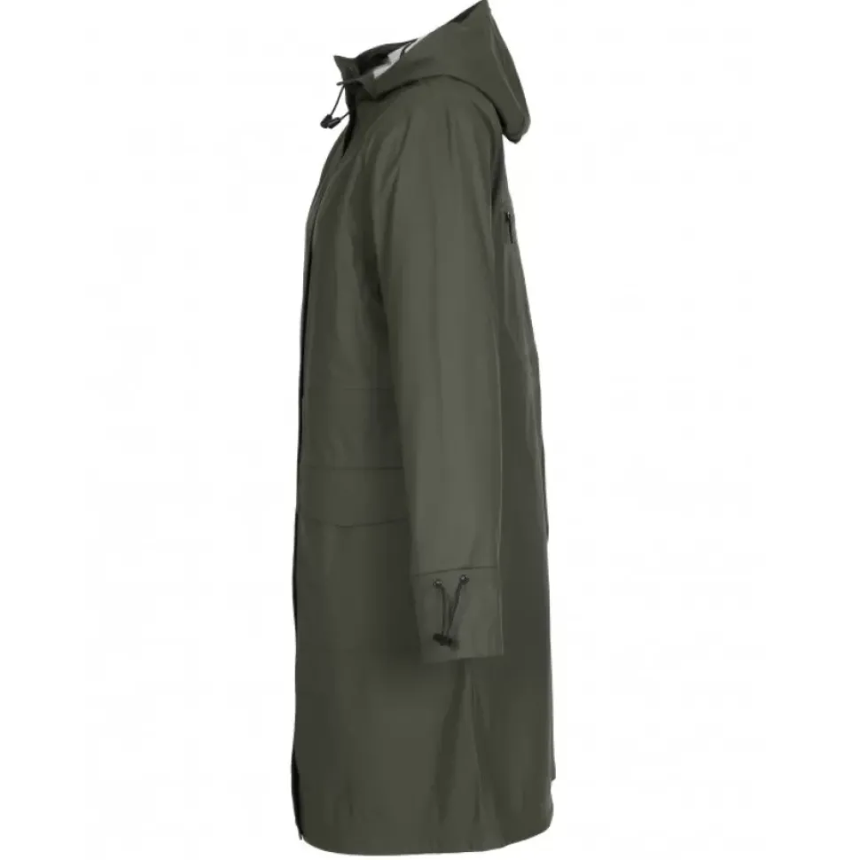 OAKWOOD Manteaux^Mistral Kaki - Manteau Imperméable En Polyester