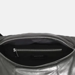 OAKWOOD Accessoires^Murillo Metal Anthracite - Sac En Bandouiliere En Cuir Veritable