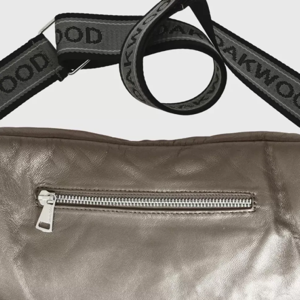 OAKWOOD Accessoires^Murillo Metal Gold - Sac En Bandouiliere En Cuir Veritable