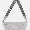 OAKWOOD Accessoires^Murillo Metal Silver - Sac En Bandouiliere En Cuir Veritable