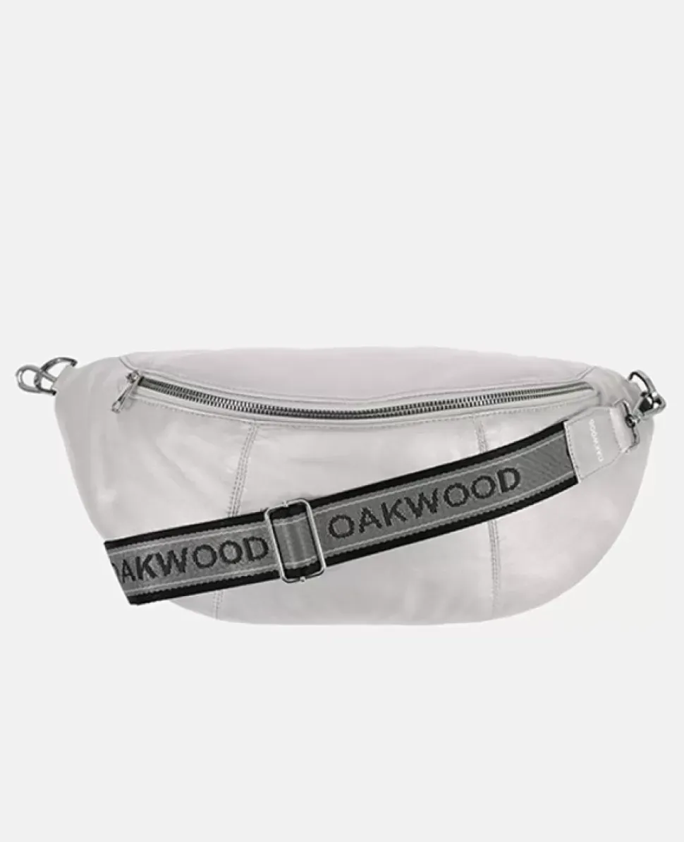 OAKWOOD Accessoires^Murillo Metal Silver - Sac En Bandouiliere En Cuir Veritable