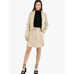 OAKWOOD Jupes Et Shorts^Nina Coquille - Jupe Courte En Cuir Veritable