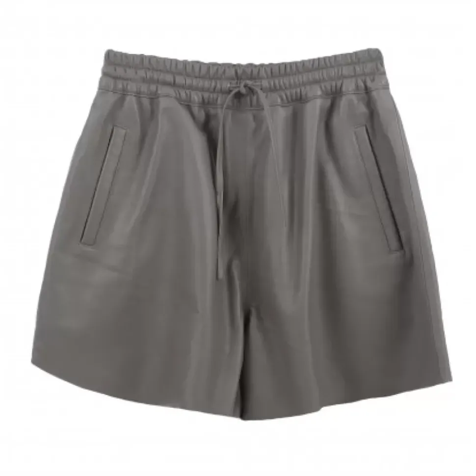 OAKWOOD Jupes Et Shorts^Pick Mastic - Short Taille Elastique En Cuir Veritable