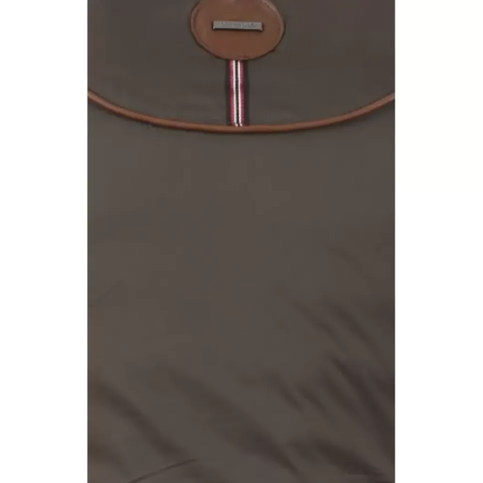 OAKWOOD Doudounes^Popping Cognac - Doudoune Longue En Cuir Veritable Bicolore