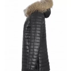 OAKWOOD Doudounes^Poppy Noir - Doudoune Longue En Cuir Veritable