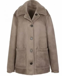 OAKWOOD Manteaux^Remember Taupe - Manteau Reversible En Laine