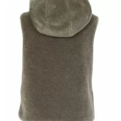 OAKWOOD Gilets^Smiley Vert Pale - Gilet Sans Manche En Fausse Fourrure 100% Laine / Nylon