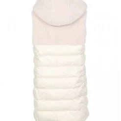 OAKWOOD Gilets^Soprano Beige Clair - Gilet Sans Manche En Fausse Fourrure 100% Laine / Nylon Matelasse