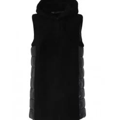 OAKWOOD Gilets^Soprano Noir - Gilet Sans Manche En Fausse Fourrure 100% Laine / Nylon Matelasse
