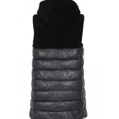 OAKWOOD Gilets^Soprano Noir - Gilet Sans Manche En Fausse Fourrure 100% Laine / Nylon Matelasse