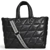 OAKWOOD Accessoires^Sorolla Noir - Sac Cabas En Cuir Veritable Matelasse