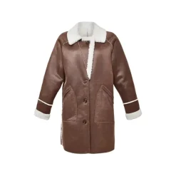 OAKWOOD Vestes^Spectacle Marron Vieilli - Veste Effet Peau Retournee Fourrure Synthetique