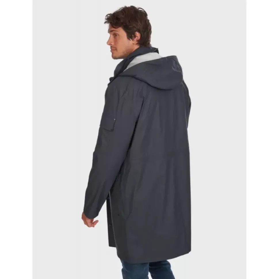 OAKWOOD Imperméable^Storm Bleu Marine - Manteau Imperméable En Polyester