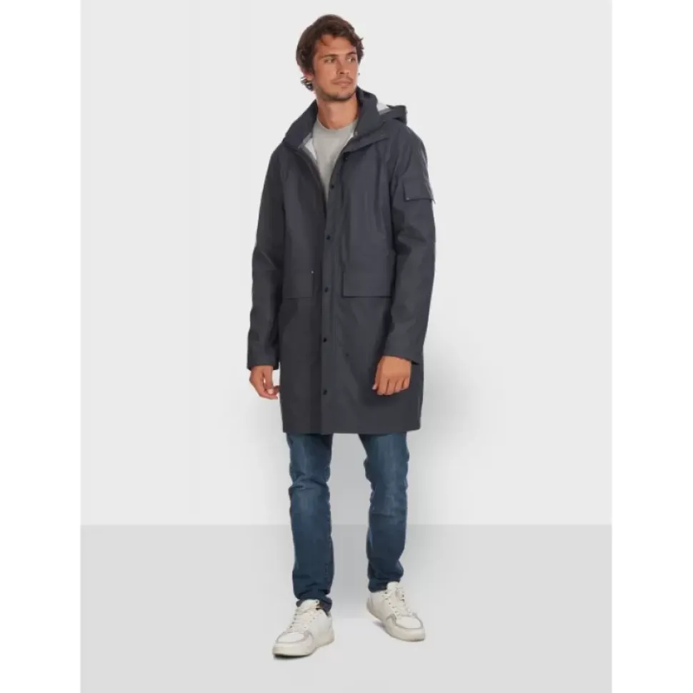 OAKWOOD Imperméable^Storm Bleu Marine - Manteau Imperméable En Polyester