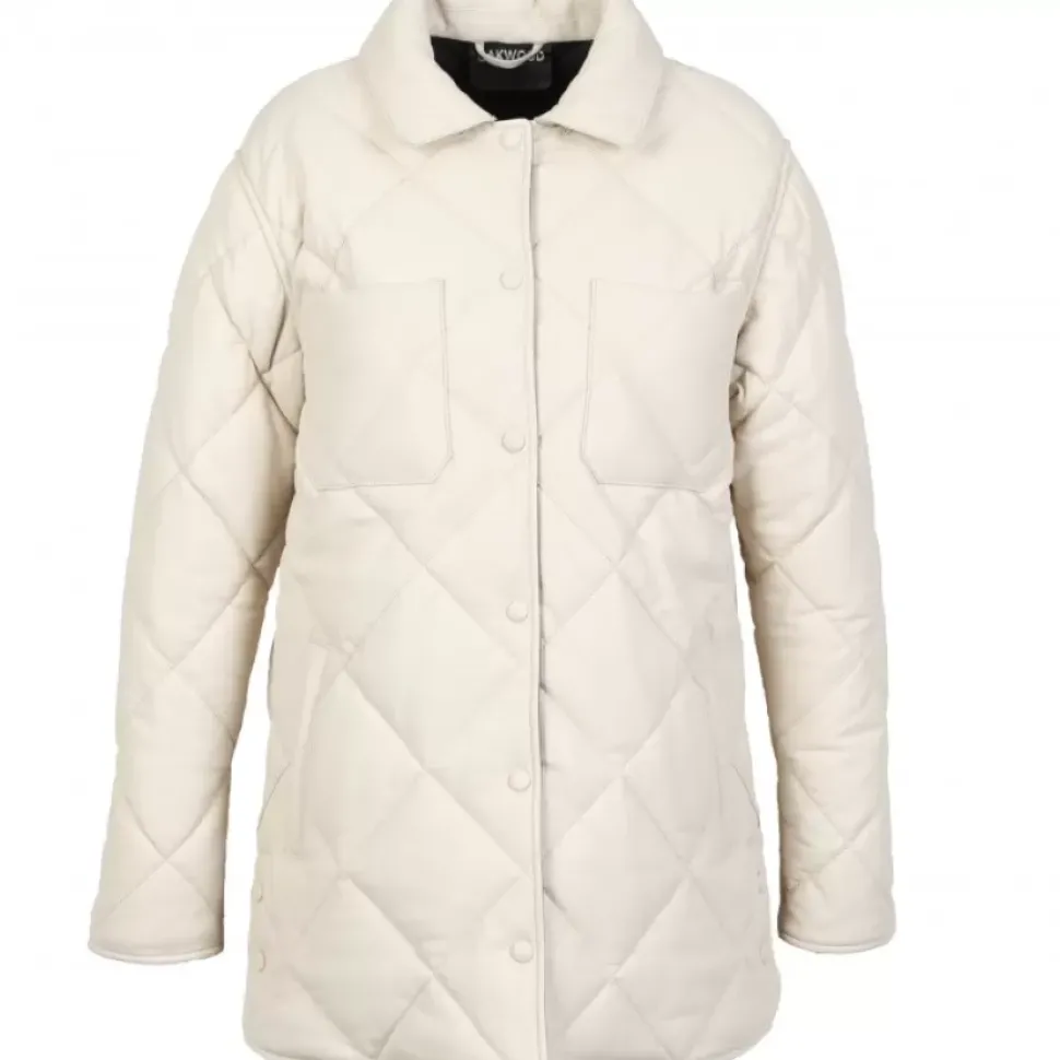 OAKWOOD Manteaux^Tocade Coquille - Surchemise Matelassee En Cuir Veritable